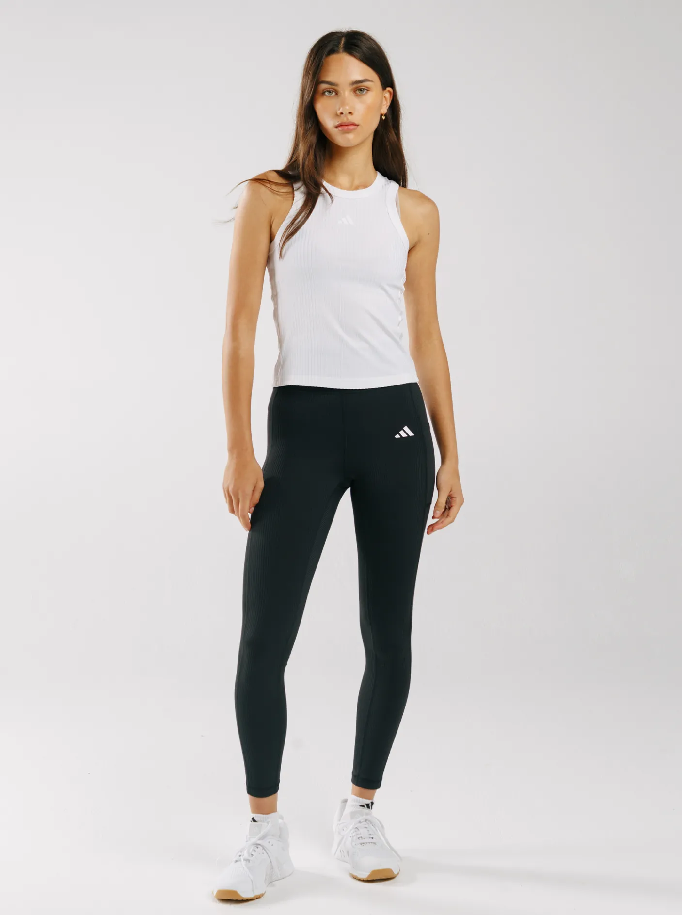 Women adidas Performance|Tights-Optime Stash 7/8 Leggings