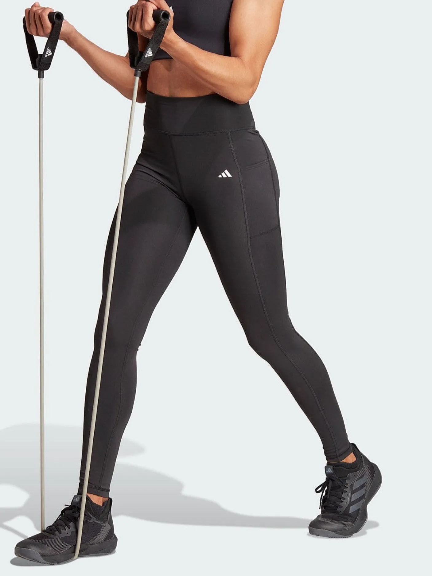 Women adidas Performance|Tights-Optime Stash High-Rise 7/8 Leggings
