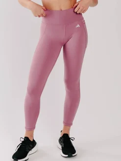 Women adidas Performance|Tights-Optime Stash Pocket High-waisted 7/8 Leggings