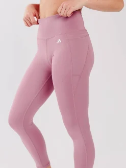 Women adidas Performance|Tights-Optime Stash Pocket High-waisted 7/8 Leggings