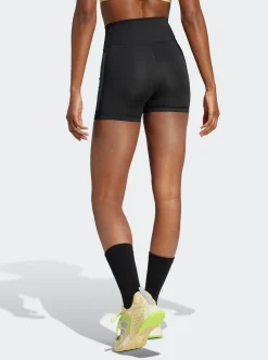 Women adidas Shorts-Optime 3-Stripes 1/4 Short Leggings