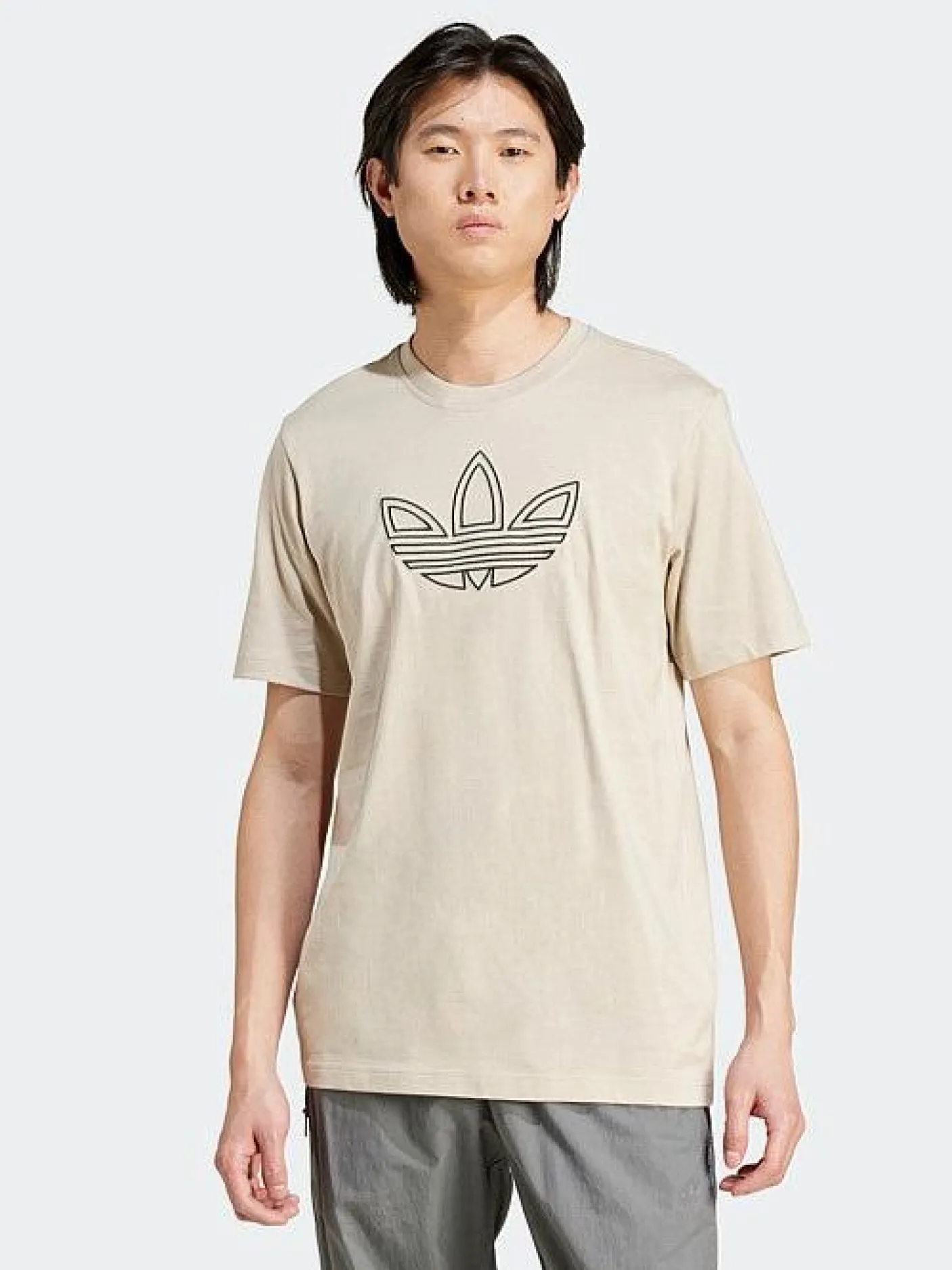 adidas Originals Tees & Singlets-Outlined Trefoil T-Shirt