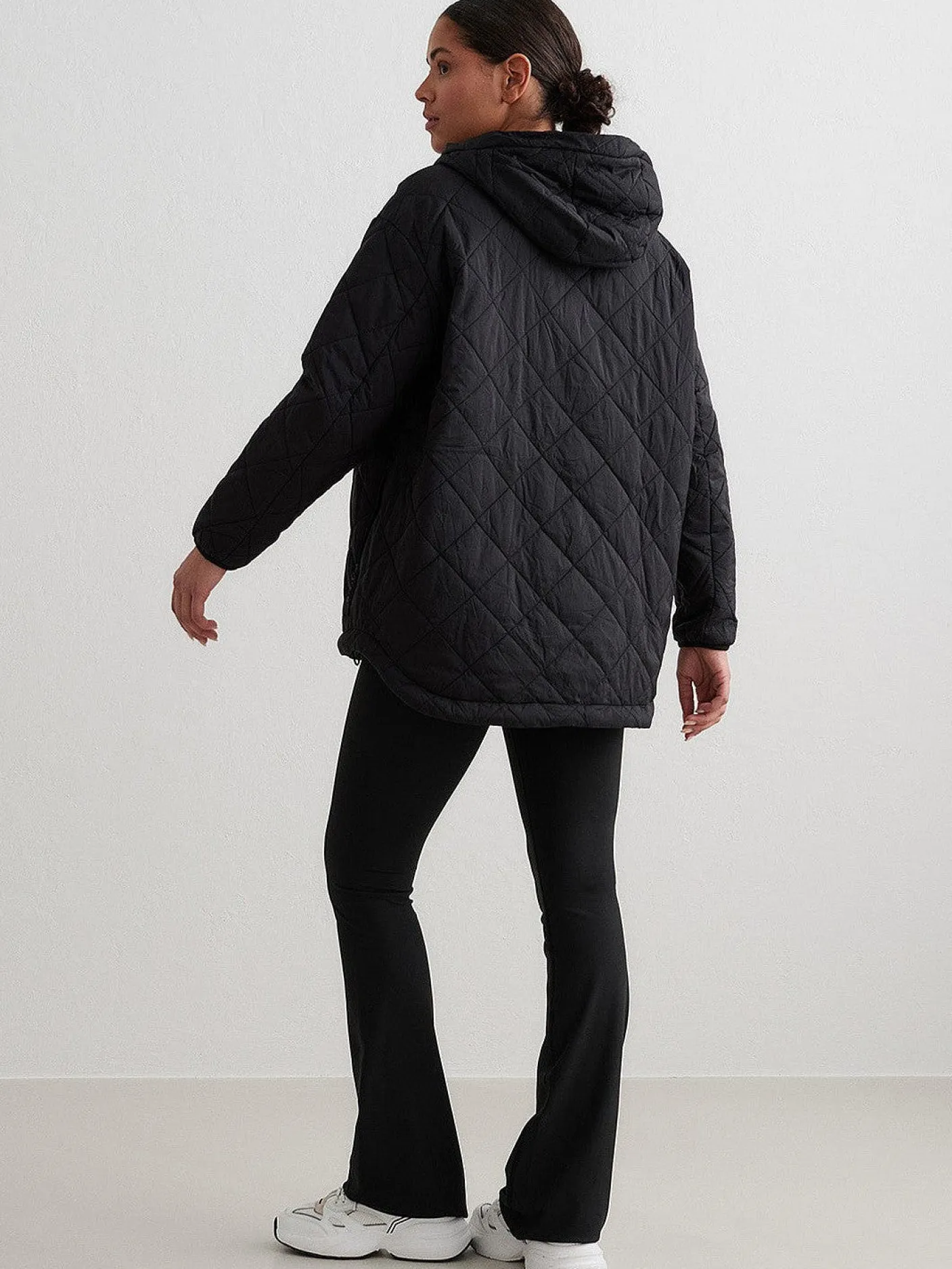 Women Aimn Jackets|Jackets & Vests-Oversized Quilted Anorak