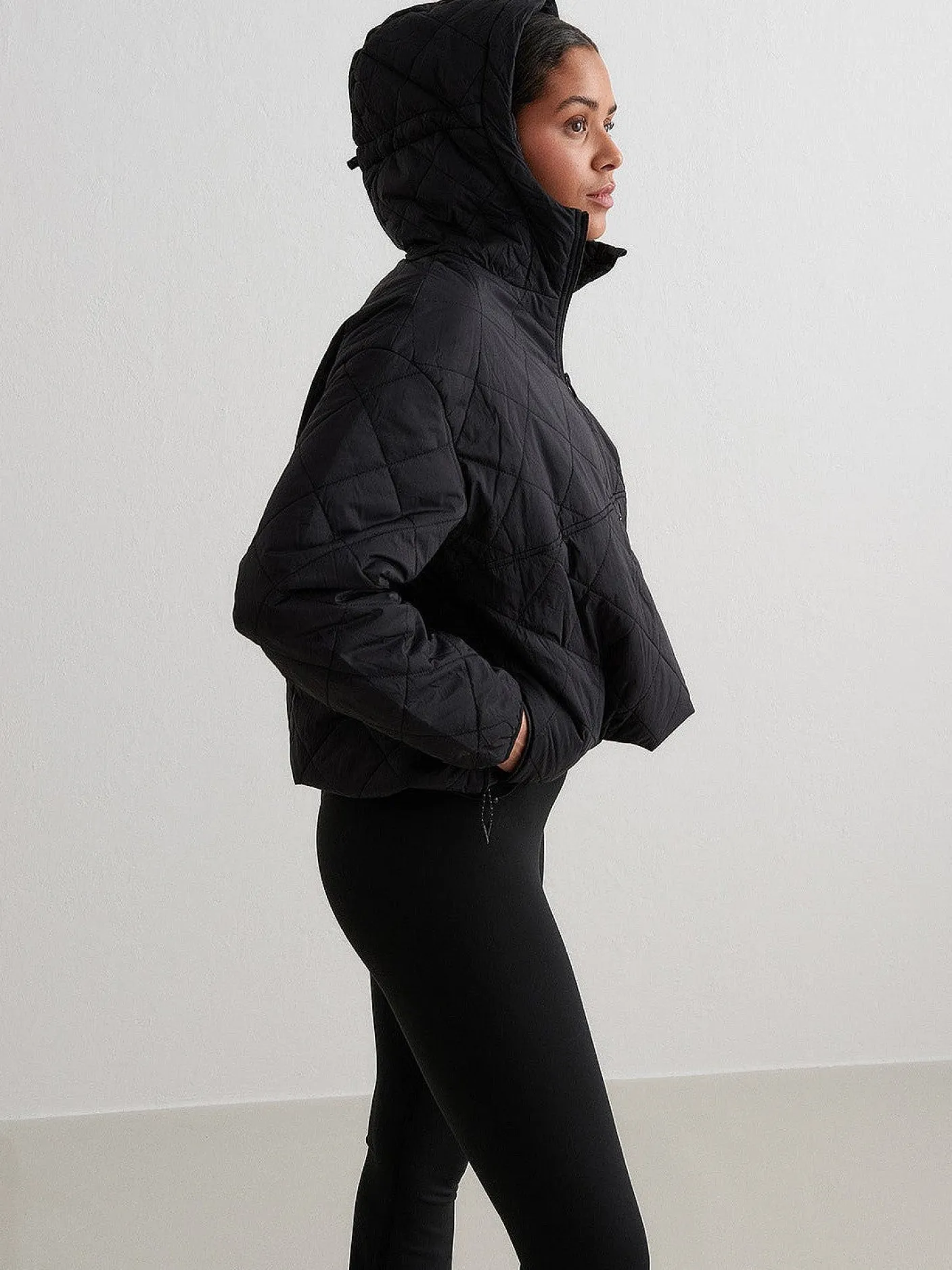 Women Aimn Jackets|Jackets & Vests-Oversized Quilted Anorak