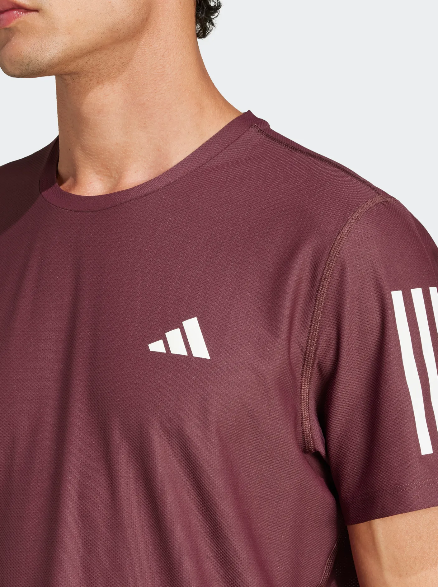 adidas Performance|Tees & Singlets-Own the Run Badge of Sport Tee