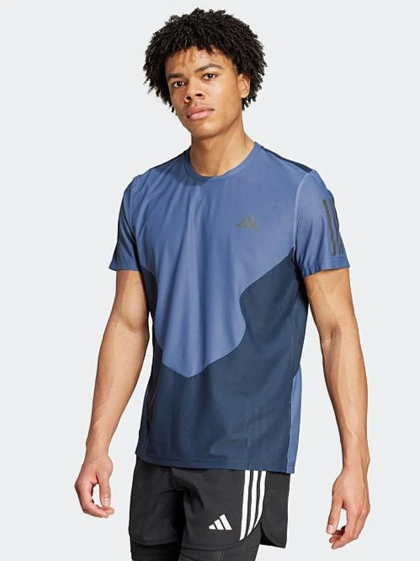 adidas Running|Tees & Singlets-Own The Run Colorblock AEROREADY T-Shirt