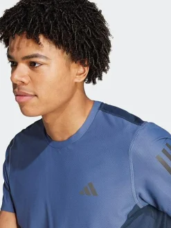 adidas Running|Tees & Singlets-Own The Run Colorblock AEROREADY T-Shirt