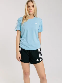 Women adidas Running|Performance-Own The Run 3-Stripe 2 in 1 Shorts
