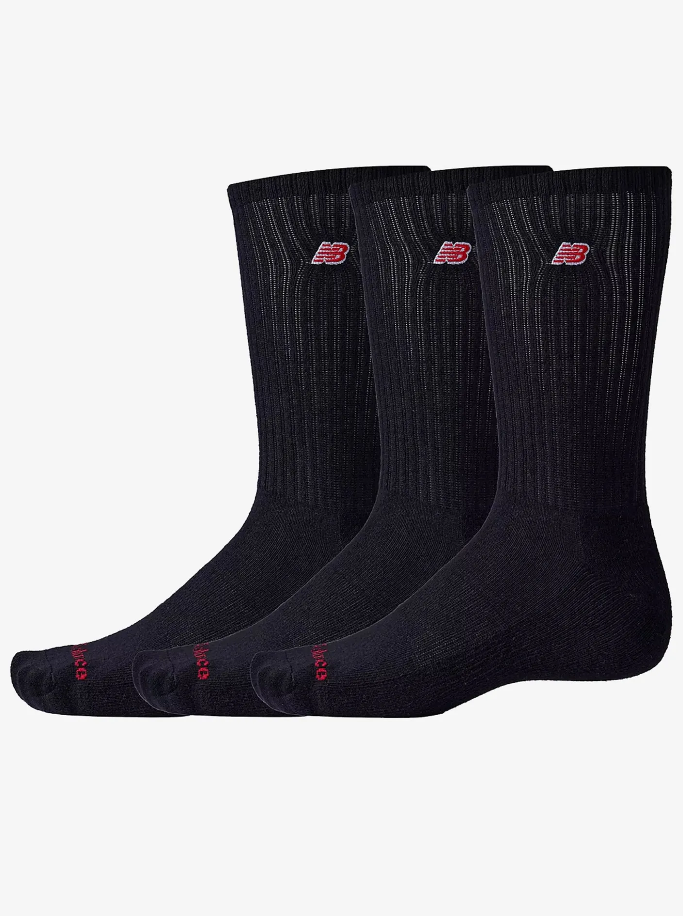 New Balance Socks & Underwear-Patch Logo Crew 3 Pack Unisex