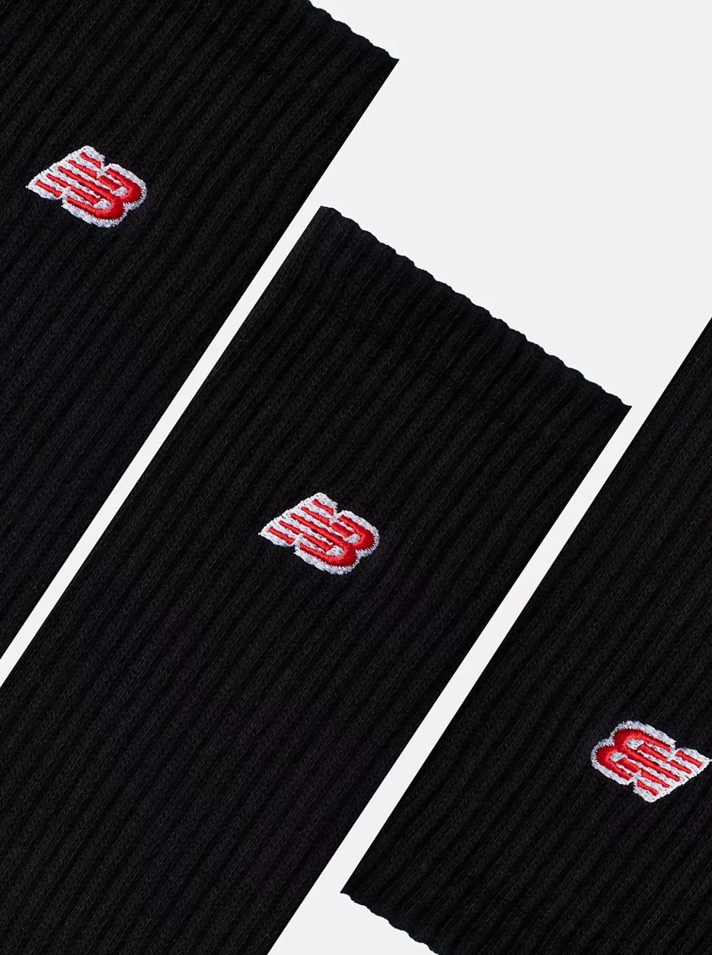New Balance Socks & Underwear-Patch Logo Crew 3 Pack Unisex