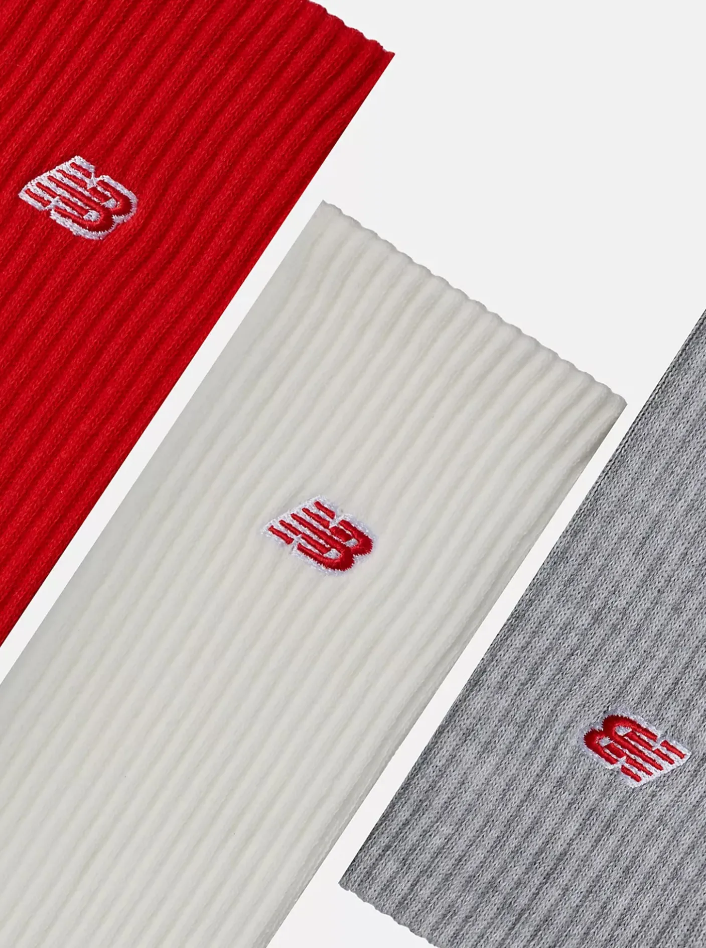 New Balance Socks & Underwear-Patch Logo Crew 3 Pack Unisex