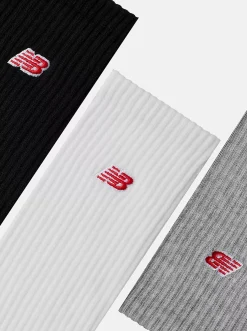 New Balance Socks & Underwear-Patch Logo Crew Socks 3 Pack