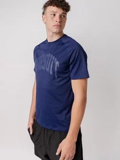 Pursuit of Happiness Training|Tees & Singlets-Performance Arch Tee in Midnight