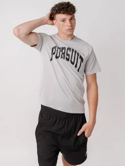 Pursuit of Happiness Training|Tees & Singlets-Performance Arch Tee in Smoke