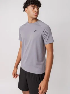 Pursuit of Happiness Training|Tees & Singlets-Performance Tee in Steel