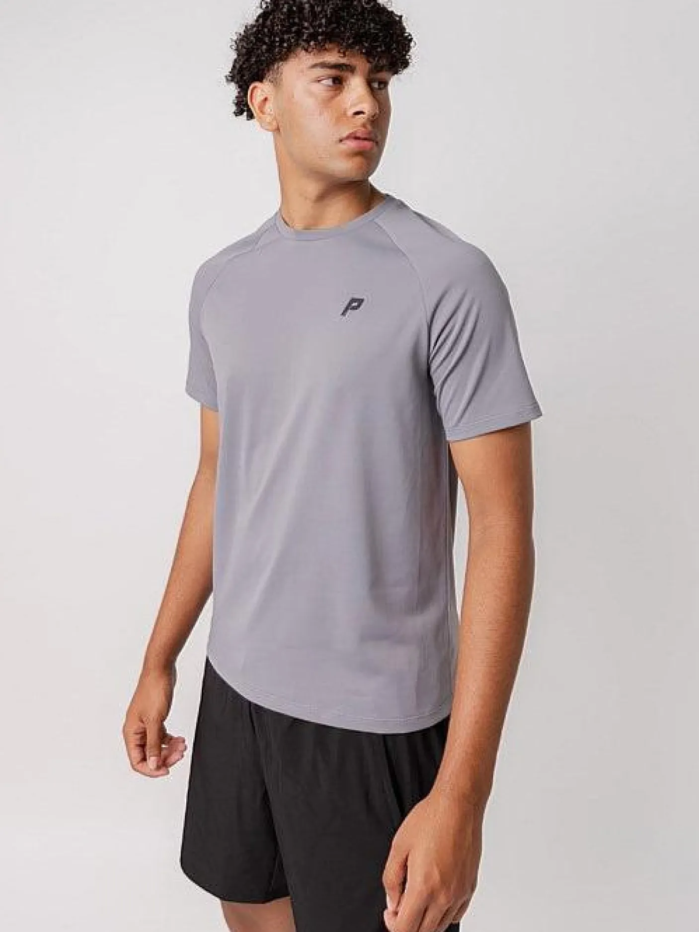 Pursuit of Happiness Training|Tees & Singlets-Performance Tee in Steel