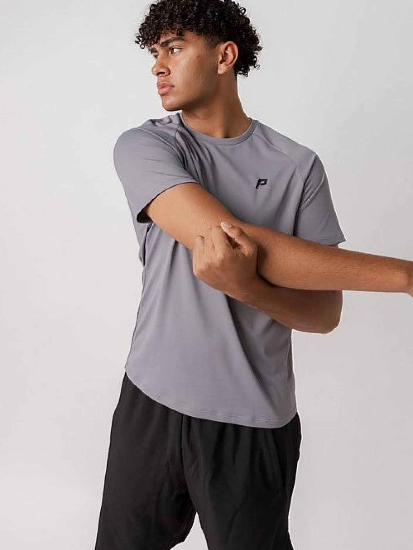 Pursuit of Happiness Training|Tees & Singlets-Performance Tee in Steel
