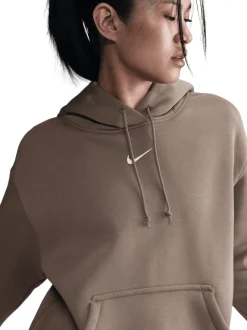 Women Nike Hoodies & Crews-Phoenix Fleece Oversized Pullover Hoodie