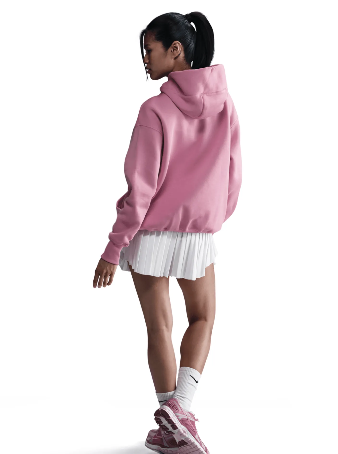 Women Nike Hoodies & Crews-Phoenix Fleece Oversized Pullover Hoodie