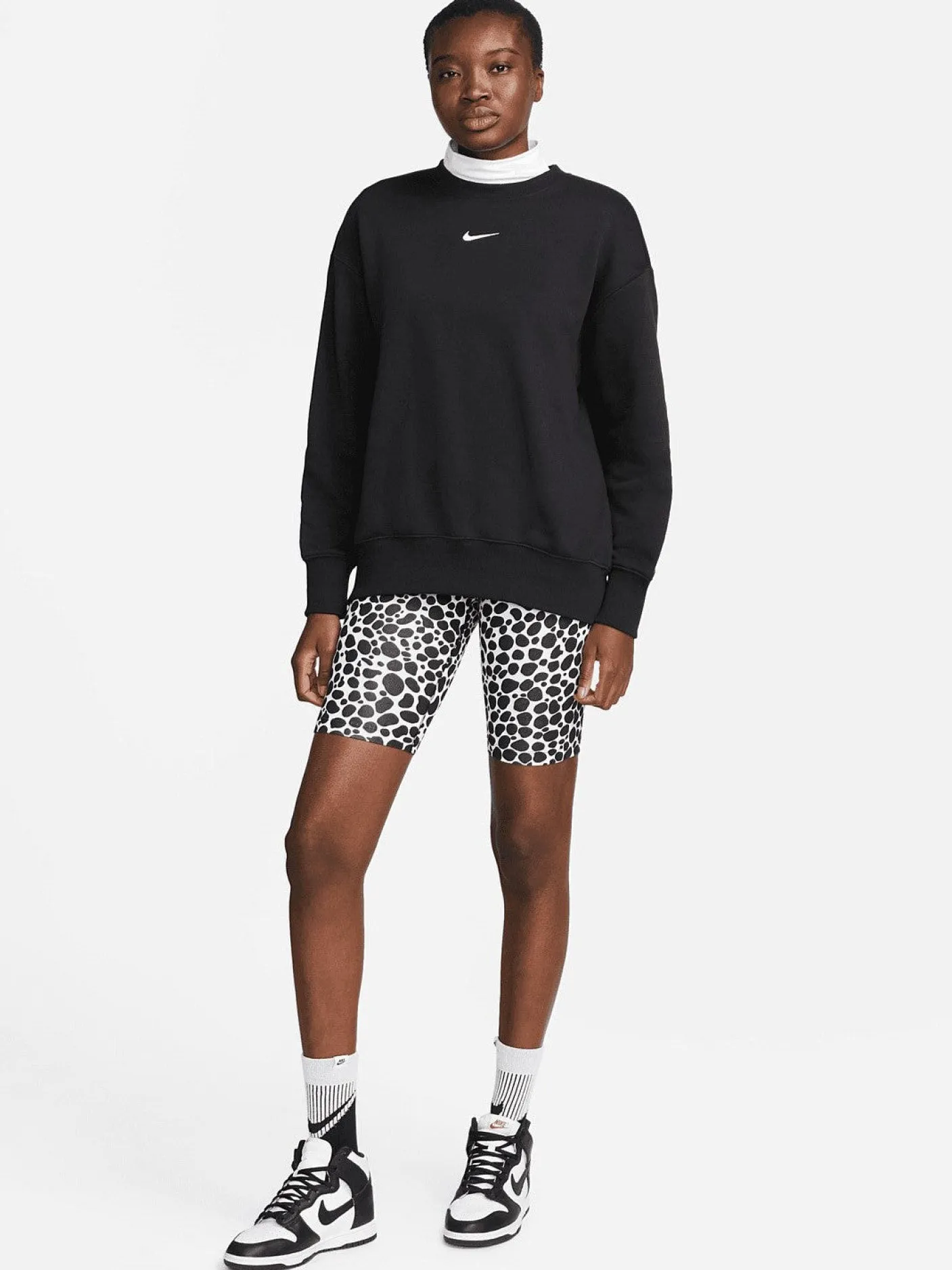 Women Nike Hoodies & Crews-Phoenix Fleece Oversized Crew