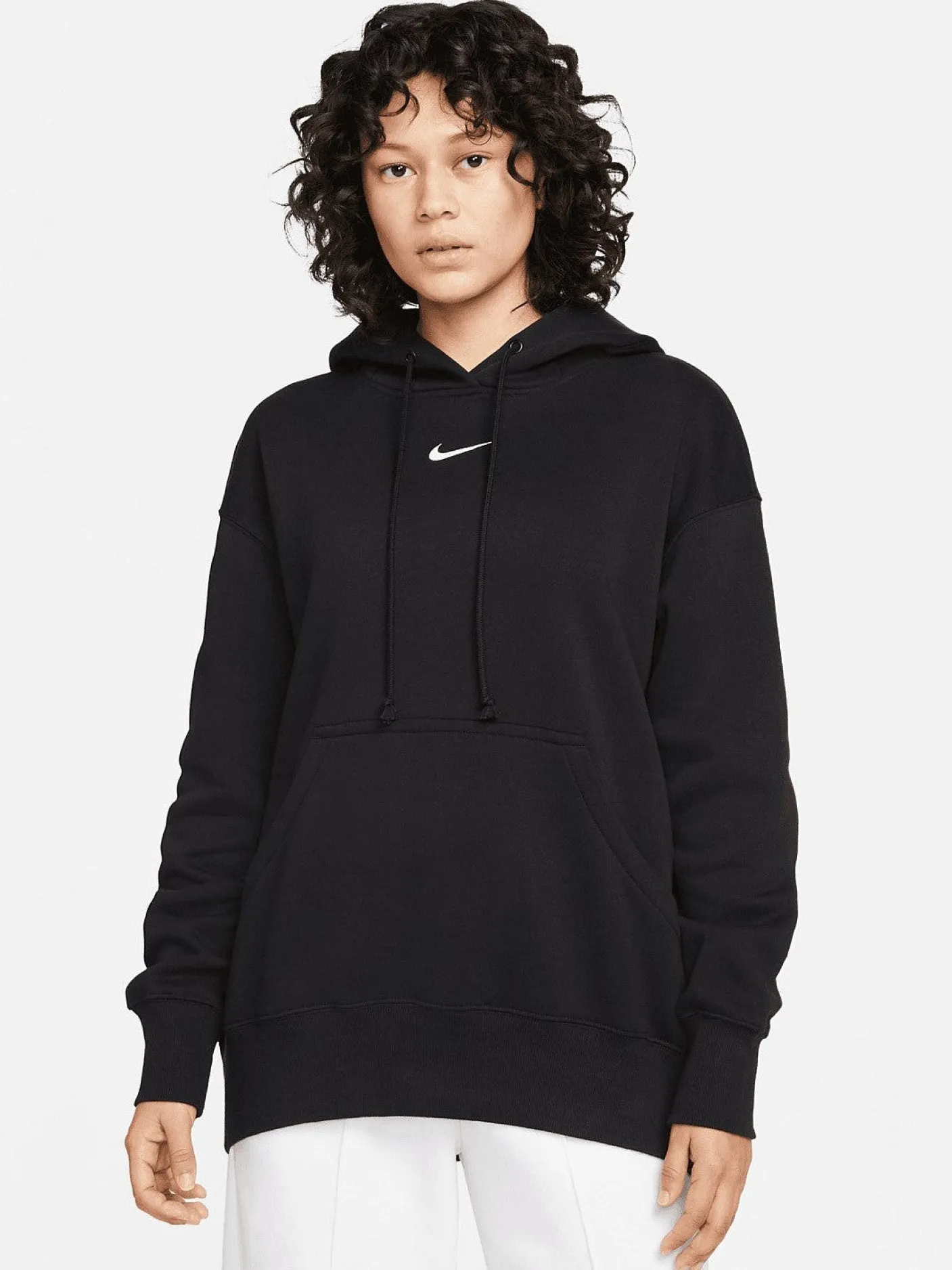 Women Nike Hoodies & Crews-Phoenix Fleece Oversized Pullover Hoodie