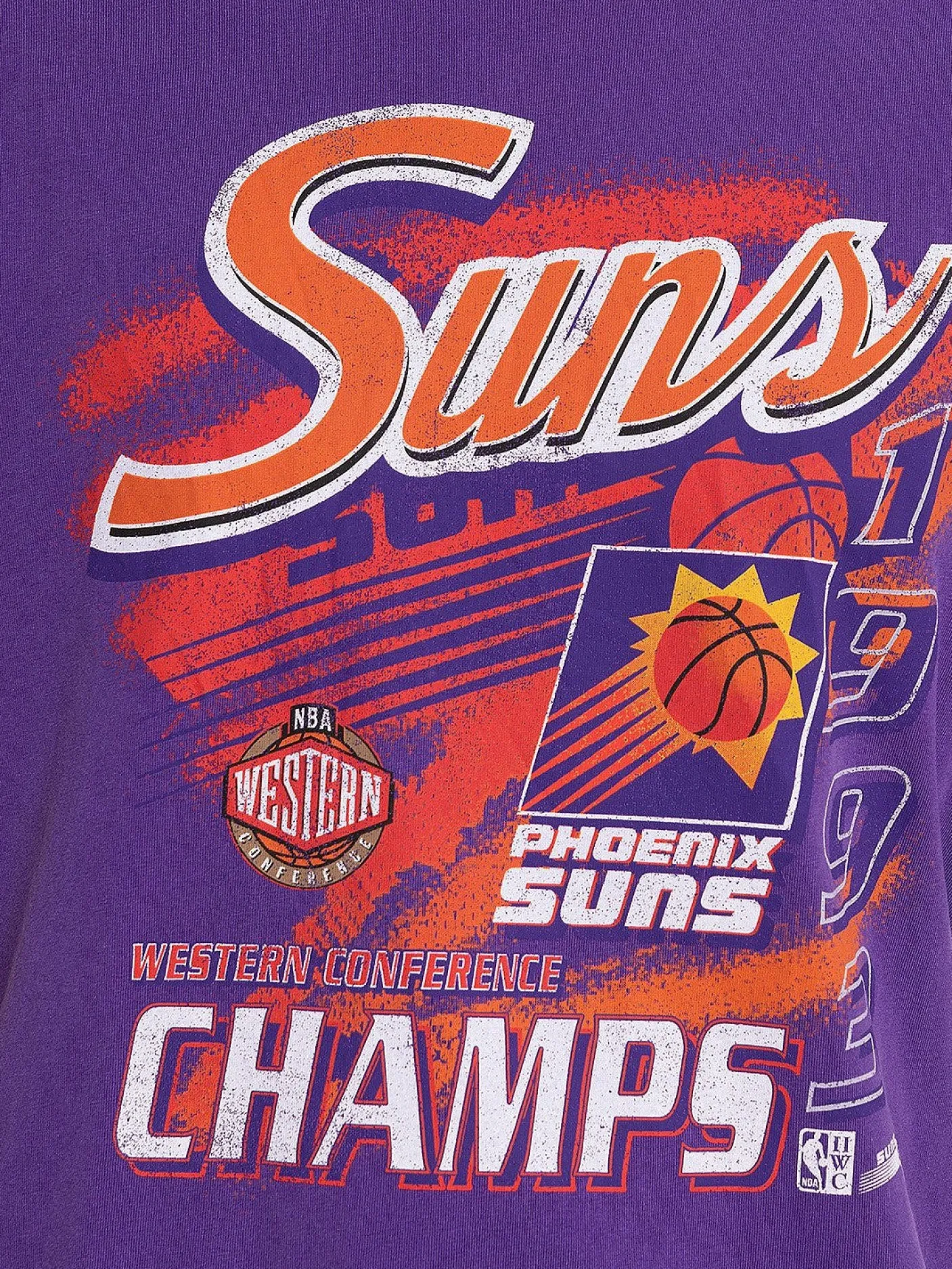 Mitchell & Ness Tees & Singlets-Phoenix Suns Script Tee