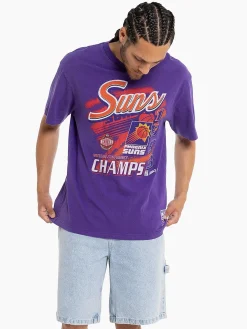 Mitchell & Ness Tees & Singlets-Phoenix Suns Script Tee