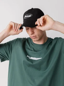 Pursuit of Happiness Caps & Hats-Plate Logo Cap in Black