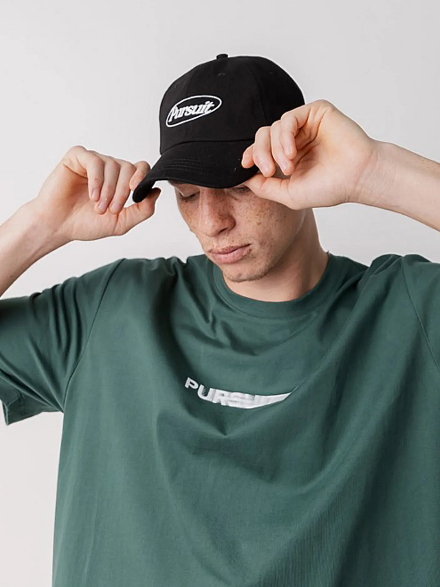 Pursuit of Happiness Caps & Hats-Plate Logo Cap in Black