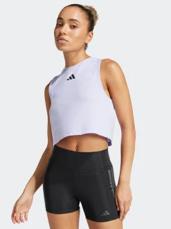 Women adidas Performance-Power 3-Stripes Boxy Tank Top