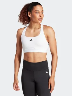 Women adidas Sports Bras-Powerreact Training Medium-Support Bra