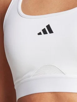 Women adidas Sports Bras-Powerreact Training Medium-Support Bra