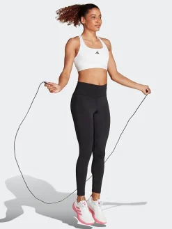 Women adidas Sports Bras-Powerreact Training Medium-Support Bra
