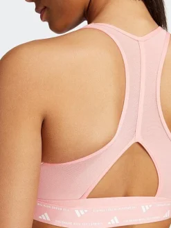 Women adidas Sports Bras-Powerreact Training Medium-Support Bra