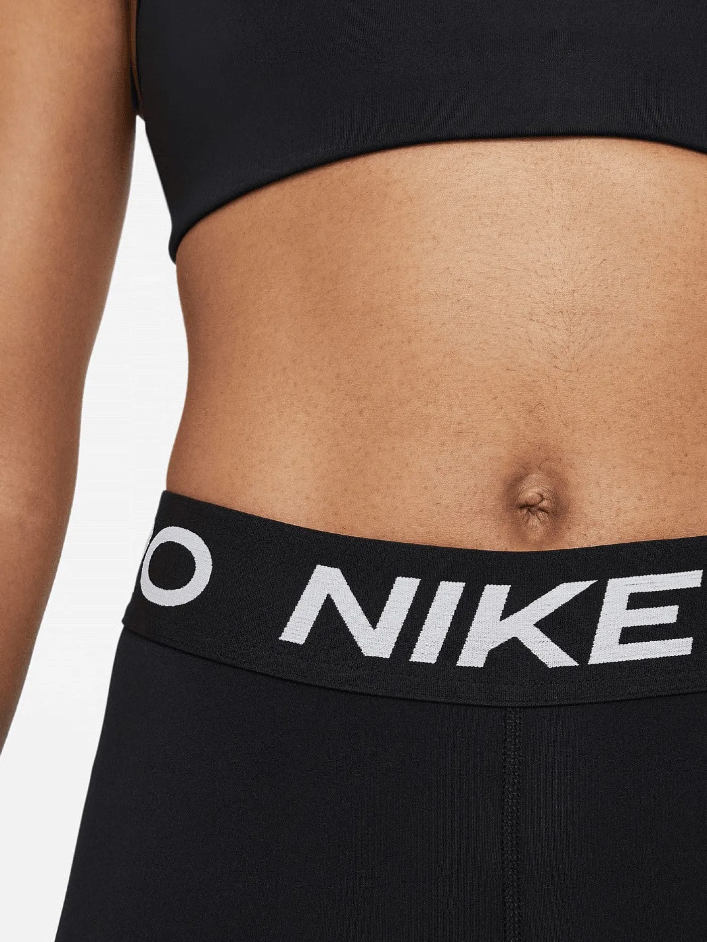 Women Nike Performance|Tights-Pro 365 Mid-Rise Cropped Mesh Panel Leggings