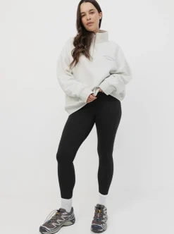 Women Taylor Sport Performance|Hoodies & Crews-Quarter Zip In Cloud