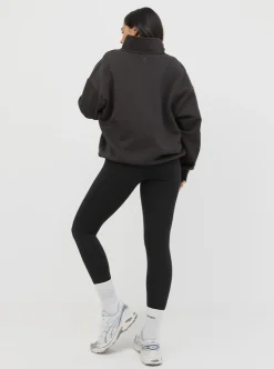 Women Taylor Sport Performance|Hoodies & Crews-Quarter Zip In Pepper