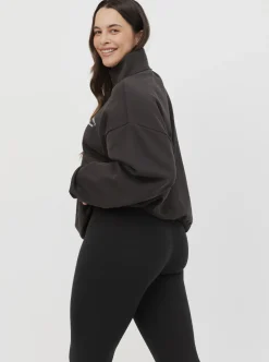 Women Taylor Sport Performance|Hoodies & Crews-Quarter Zip In Pepper