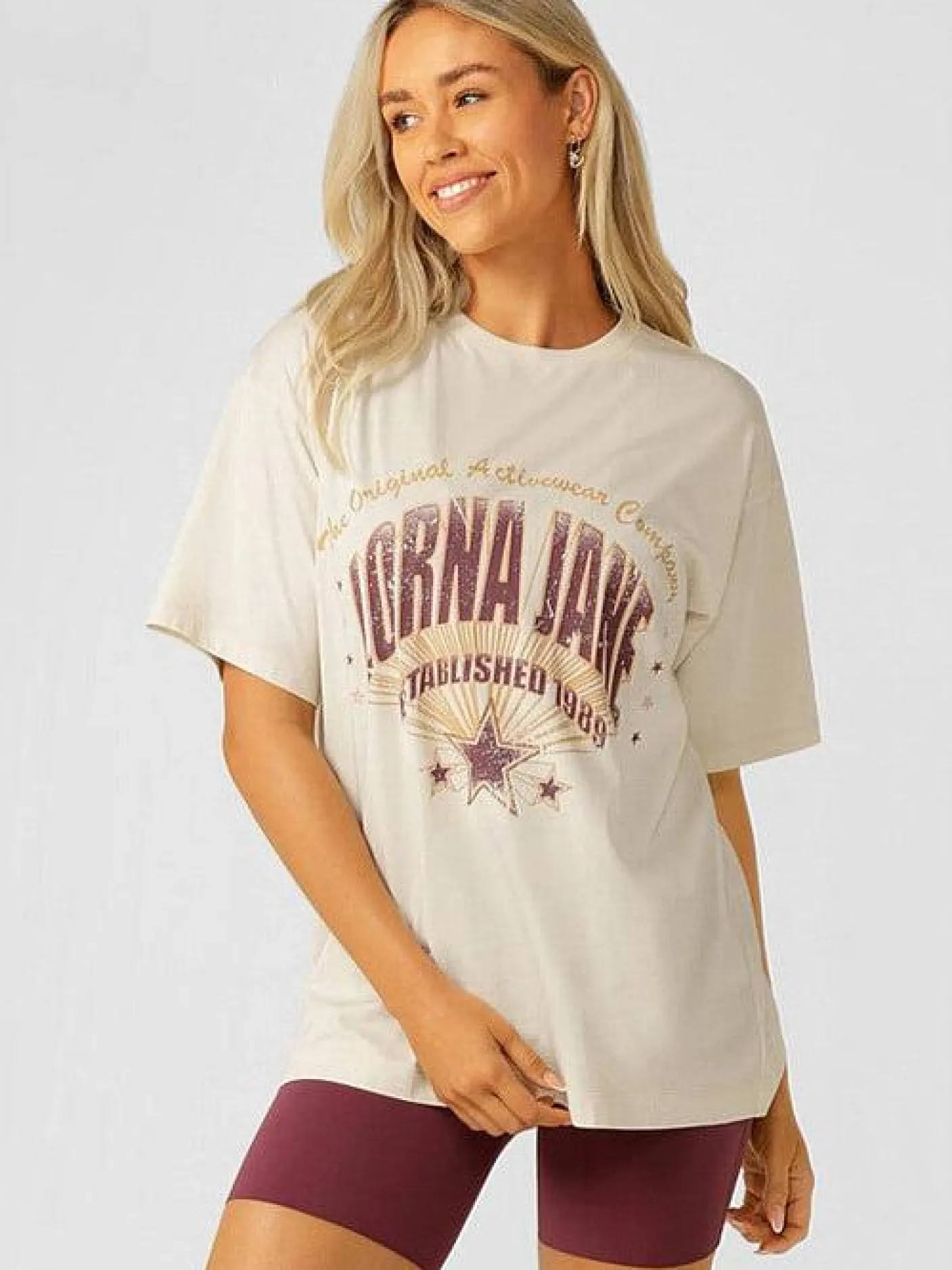 Women Lorna Jane Tees & Tanks-Reach For The Stars Boyfriend Tee