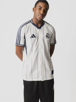 adidas Originals Tees & Singlets-Real Madrid Baseball Shirt