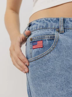 LAV Pants|Pants-Relaxed Denim Jeans