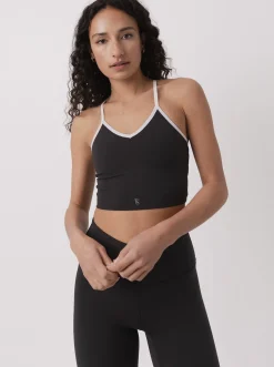 Women Taylor Sport Sports Bras-Retro Bra in Black