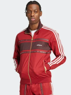 adidas Originals Jackets|Jackets & Vests-Retro Sports Cricket-Inspired Track Top