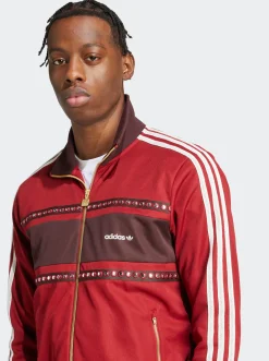 adidas Originals Jackets|Jackets & Vests-Retro Sports Cricket-Inspired Track Top