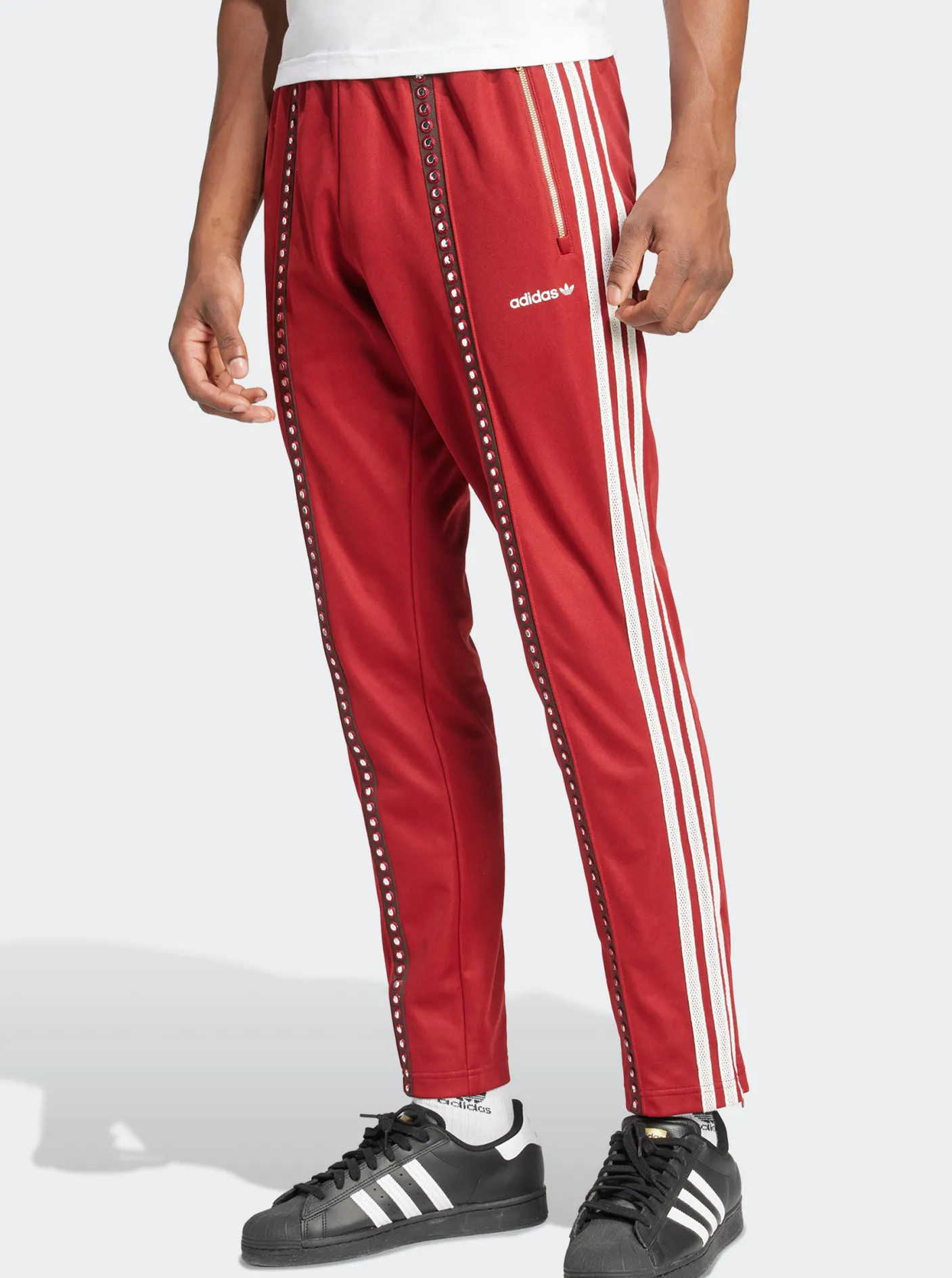 adidas Originals Pants & Sweats-Retro Sports Cricket-Inspired Track Pant