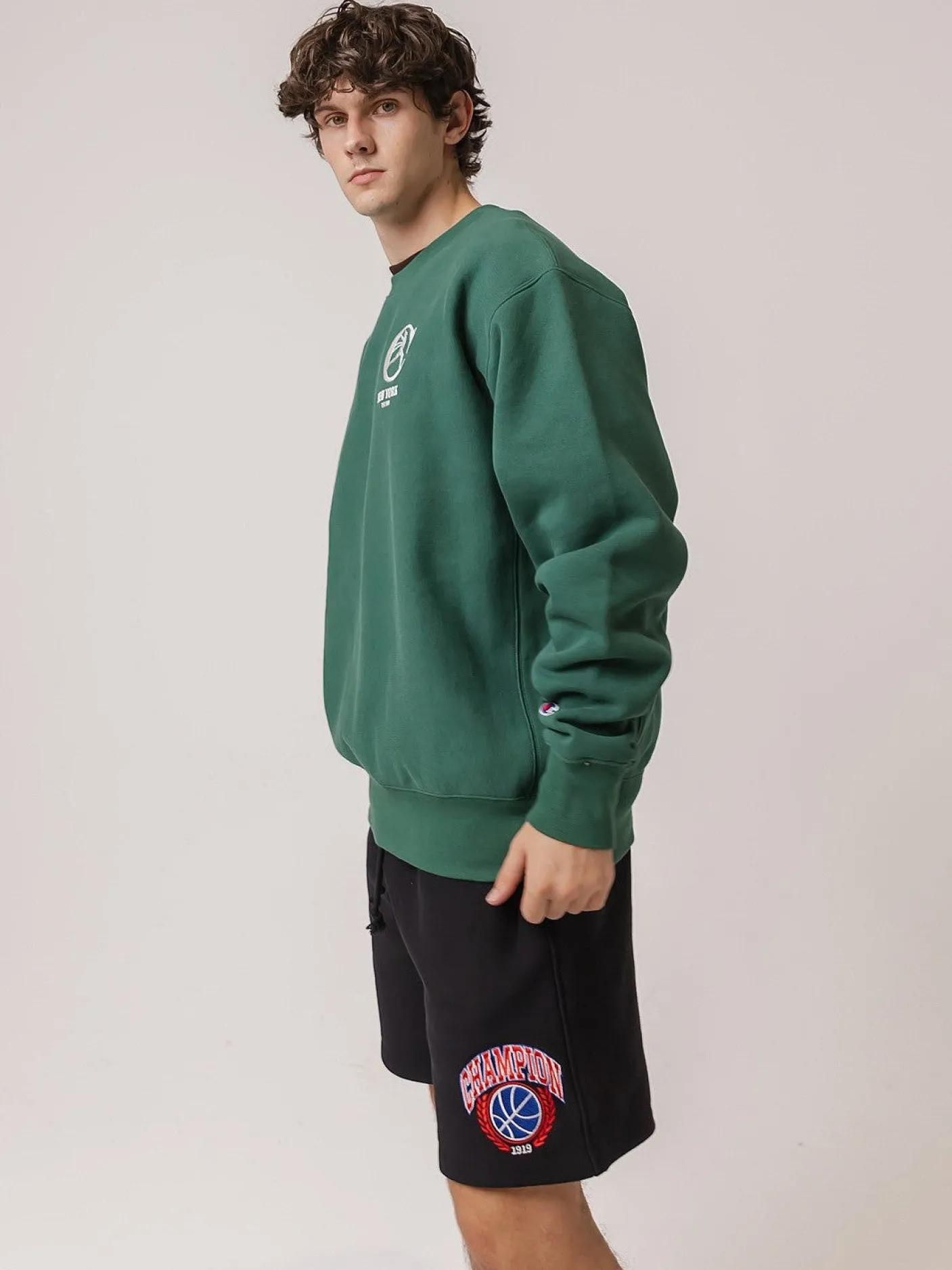 Champion Hoodies & Crews-Reverse Weave C Field Crew