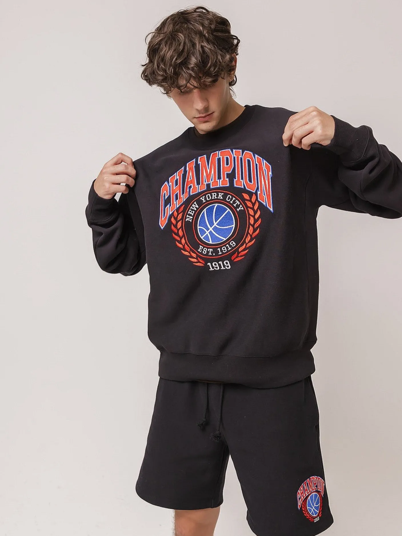 Champion Hoodies & Crews-Reverse Weave Field Basketball Crewneck