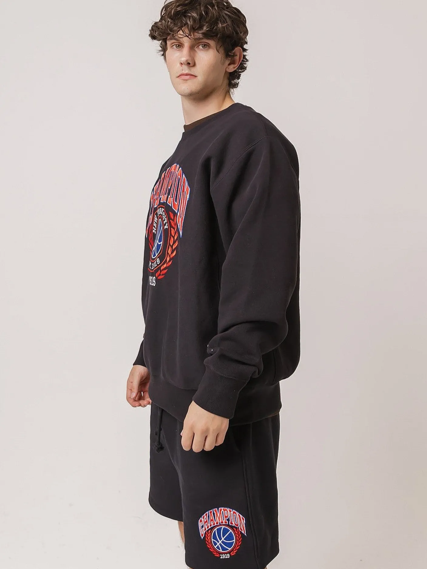 Champion Hoodies & Crews-Reverse Weave Field Basketball Crewneck