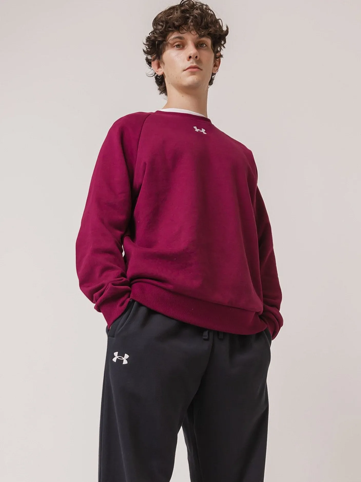 Under Armour Hoodies & Crews-Rival Fleece Crew