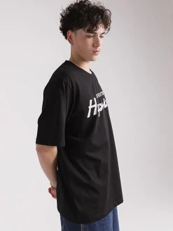 Pursuit of Happiness Tees & Singlets-Script Classic Tee in Black